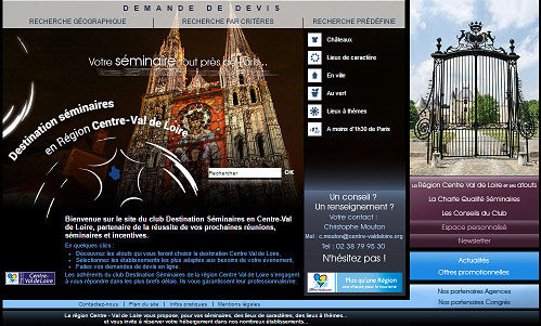 Interface MICE devra promouvoir les atouts de la région Centre-Val de Loire pour les voyages d'affaires - Capture d'écran Interface MICE devra promouvoir les atouts de la région Centre-Val de Loire pour les voyages d'affaires - Capture d'écran