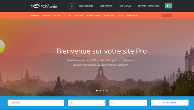 Le site BtoB (c) capture d'écran Rivages du Monde Le site BtoB (c) capture d'écran Rivages du Monde