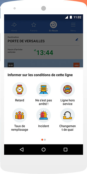 L'application Moovit permet à ses utilisateurs de planifier leurs trajets en utilisant différents modes de transports publics - DR : Moovit