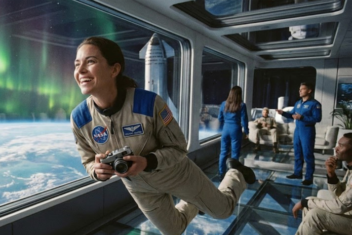 Le tourisme spatial reste réservé à une élite - © Assur-Travel - Photo générée par IA Le tourisme spatial reste réservé à une élite - © Assur-Travel - Photo générée par IA