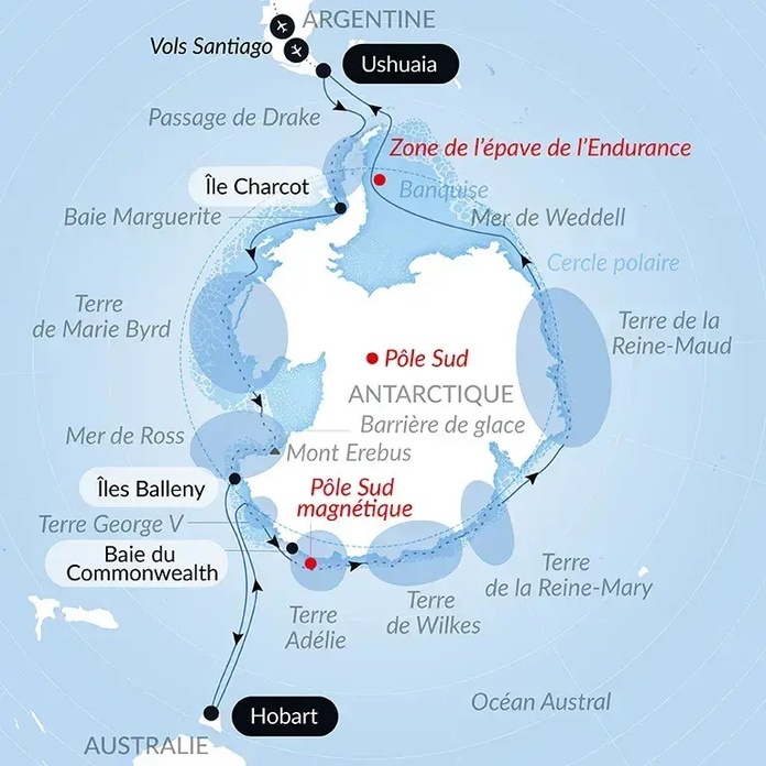 Ponant Explorations : réservations ouvertes pour le tour complet de l’Antarctique