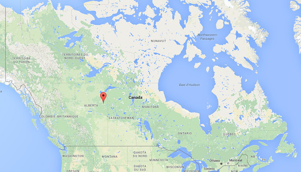 Plus de 100 000 personnes ont été évacuées dans la région de Fort McMurray - DR : Google Maps Plus de 100 000 personnes ont été évacuées dans la région de Fort McMurray - DR : Google Maps