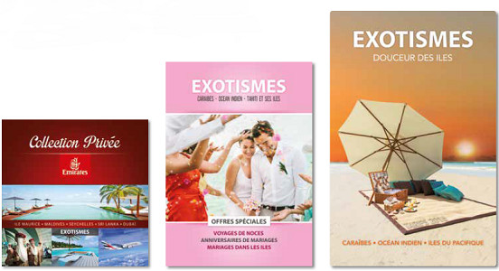 Exostimes ouvre ses ventes jus'au 31 octobre 2017 sur ses brochures Collection Privée, Douceur des Îles et Voyages de Noces, Pacs et Anniversaires de Mariages - DR : Exotismes