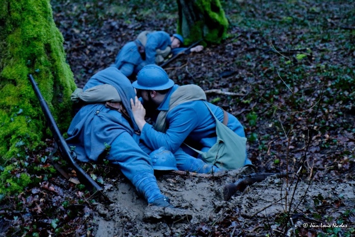 Bois des Caures, évocation historique, 2016 - Photo: Jean-Louis Nicolas