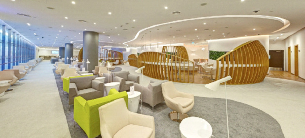 Le nouveau lounge de SkyTeam à Dubaï s'étend sur plus de 960 m² - Photo : SkyTeam
