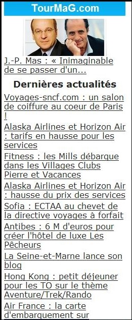TourMaG.com se « mobilise » avec une version iPhone et Black Berry TourMaG.com se « mobilise » avec une version iPhone et Black Berry