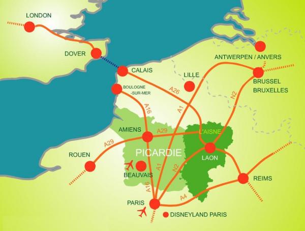 How to get to Aisne?