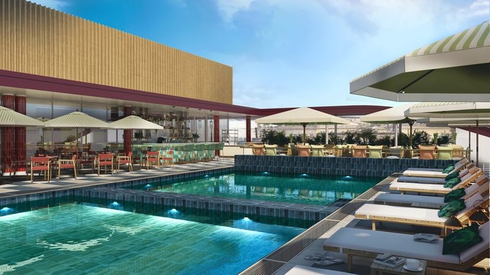 Le rooftop du Hyatt Regency Rome Central - Photo : Hyatt Regency Le rooftop du Hyatt Regency Rome Central - Photo : Hyatt Regency