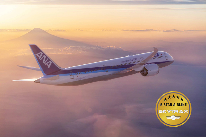 Avion ANA dans le ciel © ANA image Avion ANA dans le ciel © ANA image