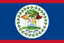 Drapeau du Belize - DR : Wikipedia Drapeau du Belize - DR : Wikipedia