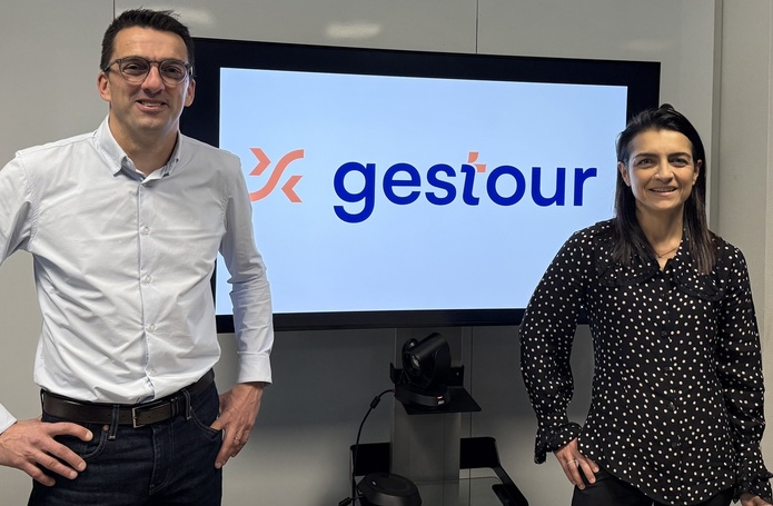 Eric Barthélémy et Karine Mazet, les co-fondateurs de Viaxoft, viennent de racheter Gestour à Amadeus - Photo : Viaxoft