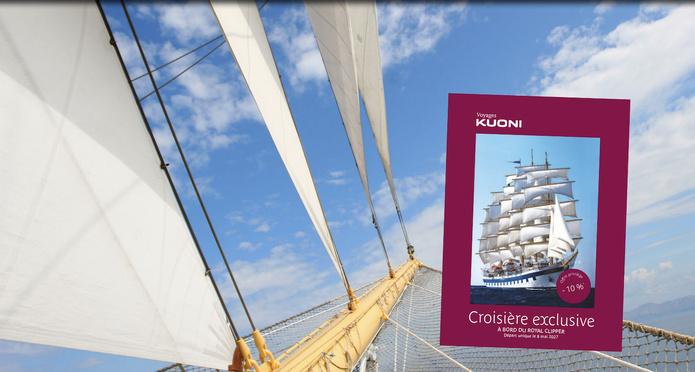 Kuoni annonce une croisière exclusive à bord du Royal Clipper - Illustration : Kuoni