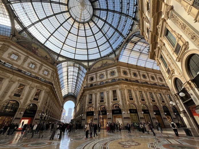 La Galerie Victor-Emmanuel II, un concentré de raffinement - Photo : PB