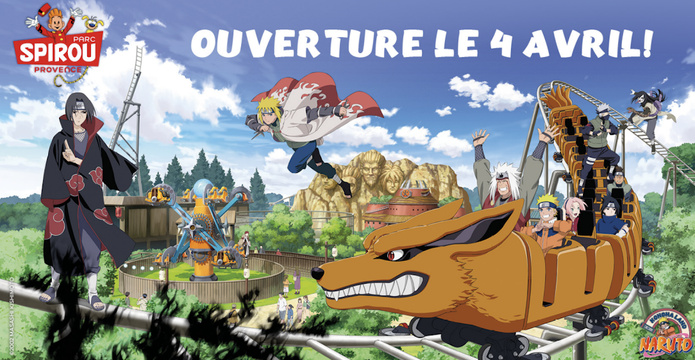 Le Parc Spirou Provence lance une zone dédiée à Naruto - Illustration Parc Spirou, 2002 MASASHI KISHIMOTO