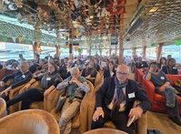 Les adhérents des EDV Centre- Est à bord d'un navire CroisiEurope - Photo CE