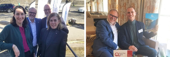 De g à d : Christine Blanc (Tourisme Irlandais), Stéphane Dossetto (Quartier Libre), Yannick Faucon (EdV) et Ana Luis (Tourisme Irlandais) © Pascal valendru - Quartier Libre De g à d : Christine Blanc (Tourisme Irlandais), Stéphane Dossetto (Quartier Libre), Yannick Faucon (EdV) et Ana Luis (Tourisme Irlandais) © Pascal valendru - Quartier Libre