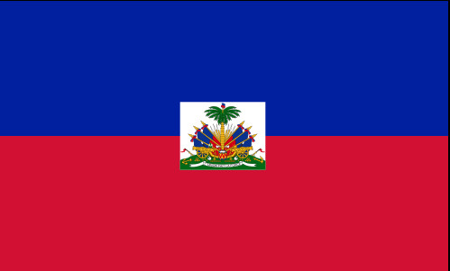 Drapeau d'Haïti - DR : Wikipedia Drapeau d'Haïti - DR : Wikipedia