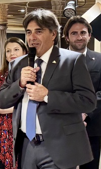 Le triumvirat de CroisiEurope mené par Christian Schmitter (crédit JDL)