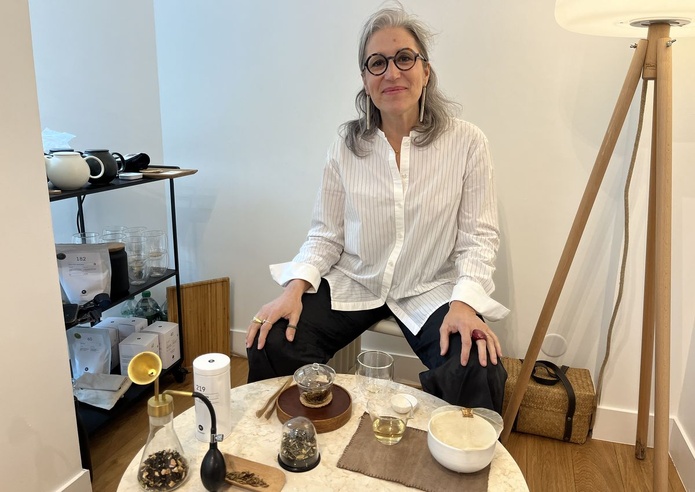 Carine Baudry, de l'Atelier du thé nunshen - Photo : PB Carine Baudry, de l'Atelier du thé nunshen - Photo : PB