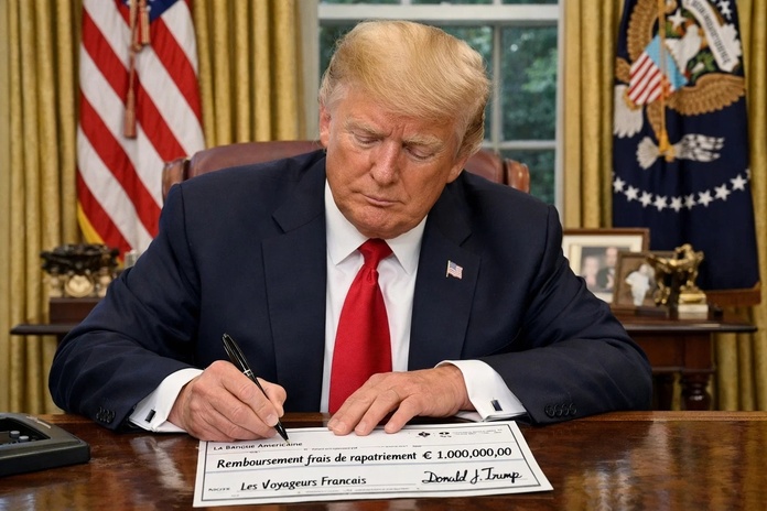 Trump promet de rembourser les frais de rapatriement des voyageurs français ! - Photo CE