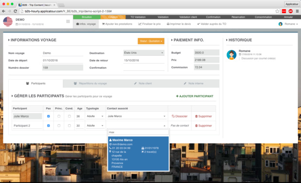 Applicatour : TravelBoard une solution alternative pour les offres TO "à la carte" Applicatour : TravelBoard une solution alternative pour les offres TO "à la carte"