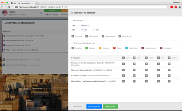 Applicatour : TravelBoard une solution alternative pour les offres TO "à la carte" Applicatour : TravelBoard une solution alternative pour les offres TO "à la carte"