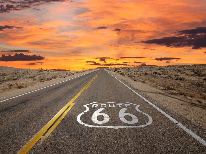 La célèbre Route 66 fête ses 100 ans. @depositphotos/trekandshoot La célèbre Route 66 fête ses 100 ans. @depositphotos/trekandshoot