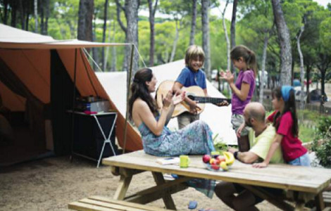Pour la majorité des campeurs, les vacances se font en famille - Photo : Camping Qualité