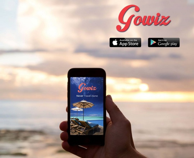 L’application Gowiz, disponible sur l’AppStor ou GooglePlay, propose à l’utilisateur de créer son propre réseau de vacanciers via Facebook (c) Capture Cowiz
