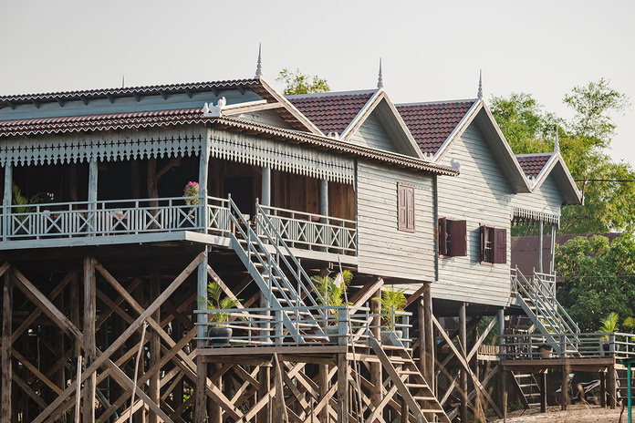 La Tonlé House sur les rives du Tonlé Sap. © Easia Travel La Tonlé House sur les rives du Tonlé Sap. © Easia Travel
