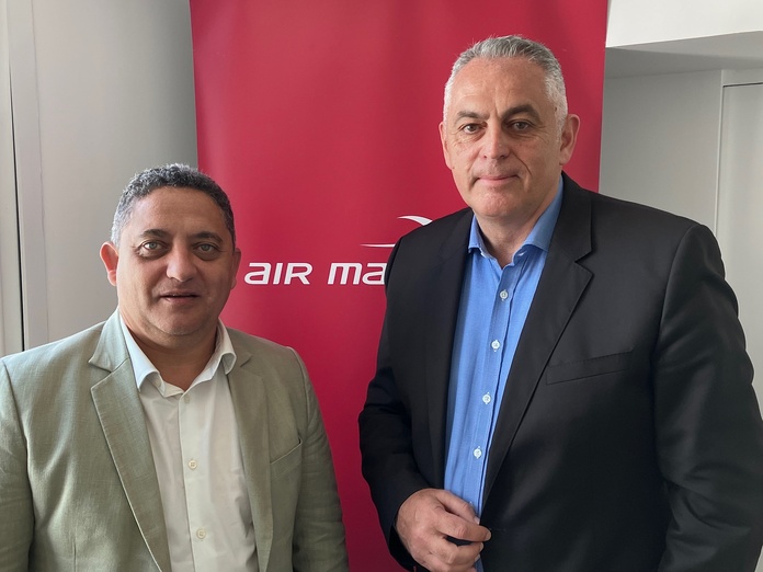 Benoît Harter (MTPA) et Laurent Recoura (Air Mauritius). Photo: T.Beaurepère Benoît Harter (MTPA) et Laurent Recoura (Air Mauritius). Photo: T.Beaurepère