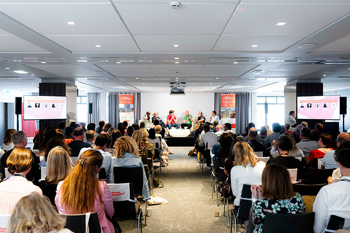 Le Forum des Pionniers : un format collaboratif pour confronter les visions, faire émerger des idées et co-construire des réponses opérationnelles. © Jules Despretz / Forum des Pionniers 2024