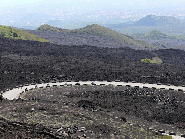 Les routes SP110 et SS185 en direction de Novare, idéales pour les motards - DR : G.S Les routes SP110 et SS185 en direction de Novare, idéales pour les motards - DR : G.S