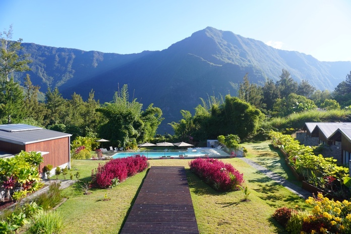 Vue depuis l'hôtel Sarana. Photo : C.Hardin Vue depuis l'hôtel Sarana. Photo : C.Hardin