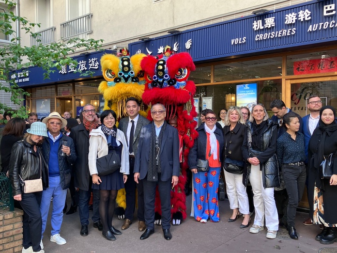 L'équipe de CFA Voyages et ses invités. Photo: T.Beaurepère L'équipe de CFA Voyages et ses invités. Photo: T.Beaurepère