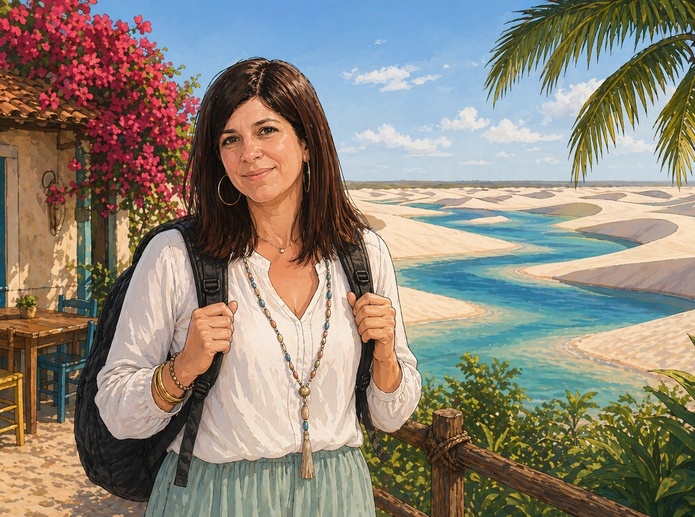 Le Brésil : "une destination idéale en été !" selon Barbara Roussel - Illustration IA Le Brésil : "une destination idéale en été !" selon Barbara Roussel - Illustration IA