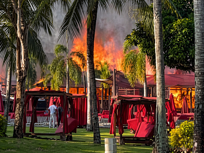 Aucun blessé n'est à déplorer après l'incendie du Club Med à Bali - Capture écran Spirit 45