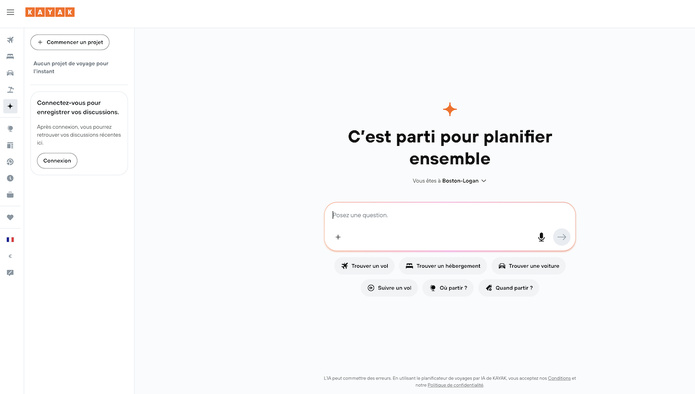 KAYAK dévoile Ask AI, une solution qui combine intelligence artificielle et résultats en temps réel - Photo : Capture d'écran