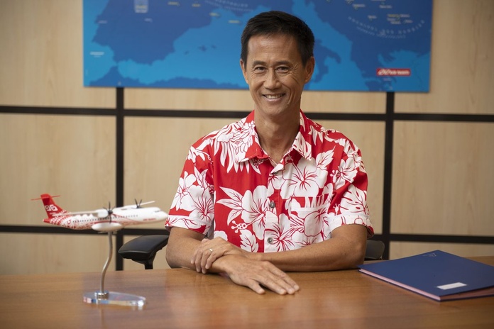 Edouard Wong Fat dirige Air Tahiti depuis septembre 2023 © Danee Hazama./Air Tahiti