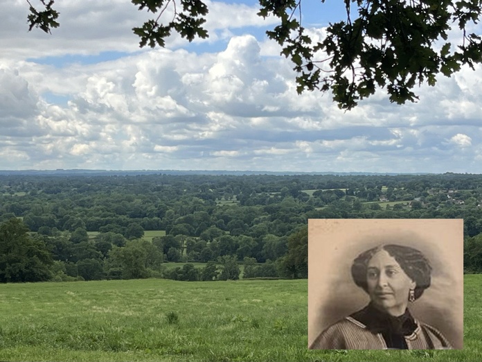 Le pays de George Sand est un pays de bocage. Dans Vallée-Noire, a-t-elle écrit, "une légère vapeur argente les lointains" - Photo PB