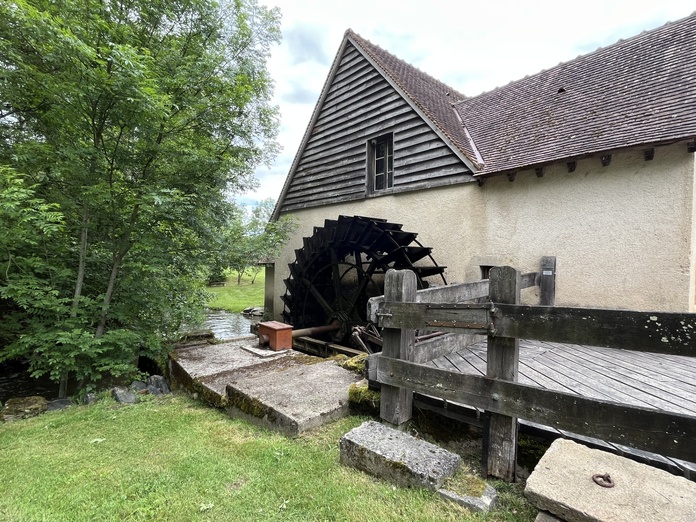 Le Moulin d'Angibault permet de découvrir le fonctionnement d'un moulin à eau de plaine du XVIIIe s - Photo : Paula Boyer