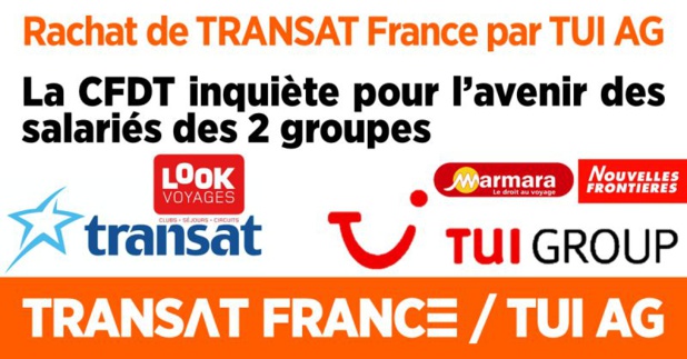 TUI A.G./Transat France : "tout laisse à penser que les salariés pâtiront de ce rachat"