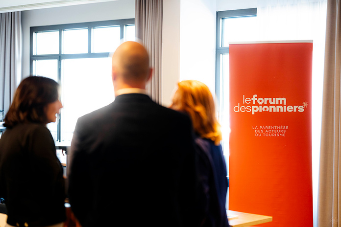 Au Forum des Pionniers, les dirigeants du tourisme confrontent leurs visions sur les transformations qui recomposent leurs métiers. © Jules Despretz / Forum des Pionniers 2025