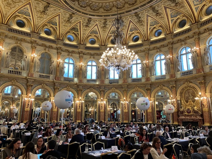 Le workshop, sous la coupole de l'hôtel Intercontinental - Photo : TB