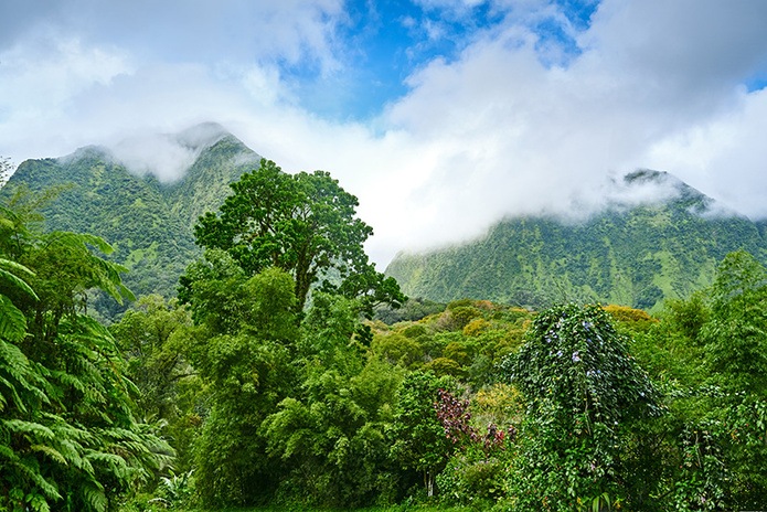 Les Pitons, inscrits au patrimoine mondial © CMT R.Haughton