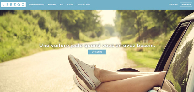 Ubeeqo permet de choisir entre plusieurs modes de transport - Capture d'écran Ubeeqo permet de choisir entre plusieurs modes de transport - Capture d'écran