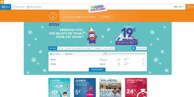 Voyages-SNCF signe un accord de distribution avec Eurolines et isilines - Capture d'écran