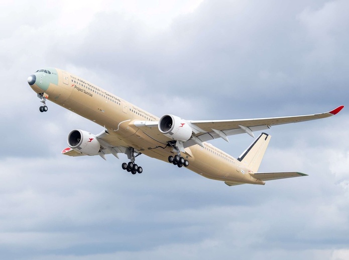 L’A350-1000ULR a effectué son premier vol à Toulouse - Crédit photo : © Airbus SAS 2026 L’A350-1000ULR a effectué son premier vol à Toulouse - Crédit photo : © Airbus SAS 2026