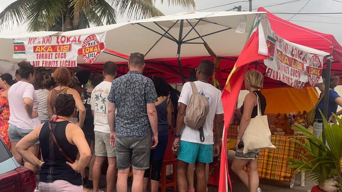 Arrêt indispensable pour déguster un sorbet coco fait maison - Photo : LG