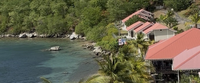 Vue des Saintes depuis l'hôtel Bois Joli - Photo : LG Vue des Saintes depuis l'hôtel Bois Joli - Photo : LG